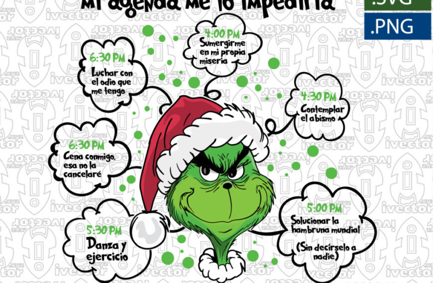 GRINCH AGENDA VECTOR EDITABLE EPS PDF