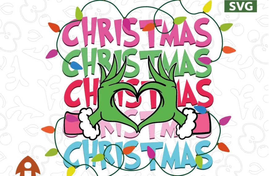 GRINCH CHRISTMAS VECTOR NAVIDEÑO LUCES EPS PDF SVG