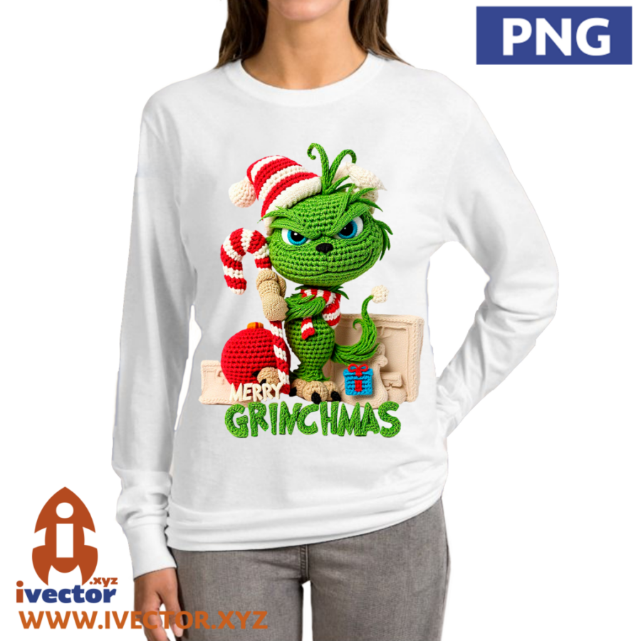 GRINCH-DULCE-MERRY-CHRISTMAS-ESFERA-CROCHET-P1 GRINCH DULCE MERRY CHRISTMAS ESFERA CROCHET