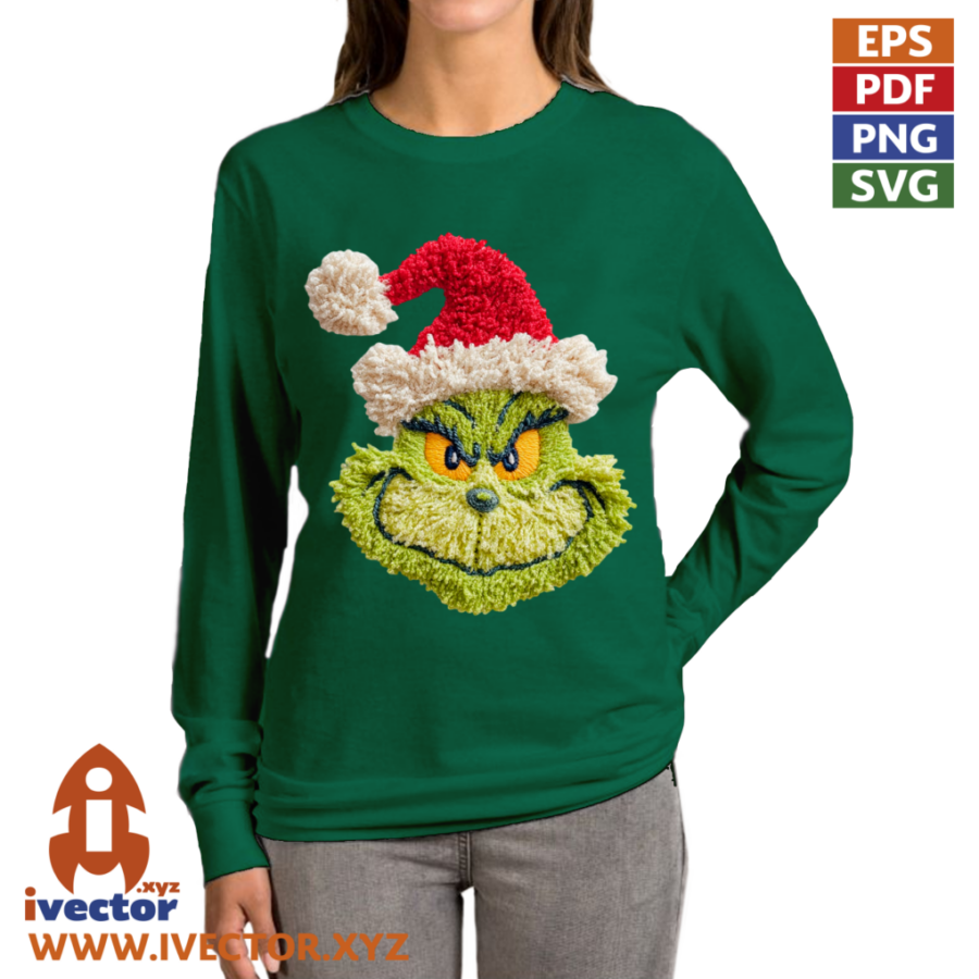 GRINCH-GORRO-NAVIDENO-CROCHET-PNG-ALTA-CALIDAD-P3 GRINCH GORRO NAVIDEÑO CROCHET PNG ALTA CALIDAD P4