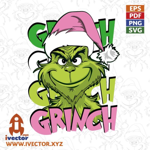 GRINCH-GORRO-NAVIDENO-VECTOR-EDITABLE-EPS-PDF-SVG-01-600x600 Ivector - Recursos Ilimitados DTF