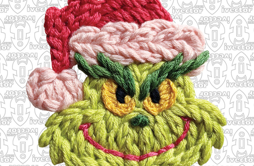GRINCH HILO CROCHET PNG ALTA CALIDAD