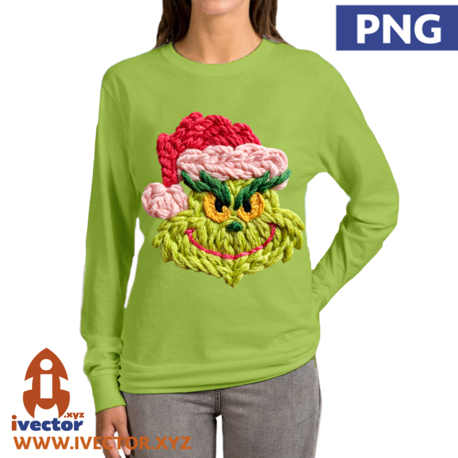 GRINCH-HILO-CROCHET-PNG-ALTA-CALIDAD-P3 GRINCH HILO CROCHET PNG ALTA CALIDAD