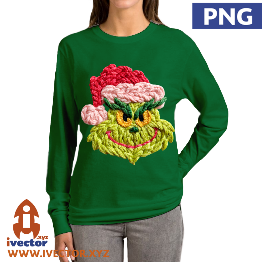 GRINCH-HILO-CROCHET-PNG-ALTA-CALIDAD-P5 GRINCH HILO CROCHET PNG ALTA CALIDAD