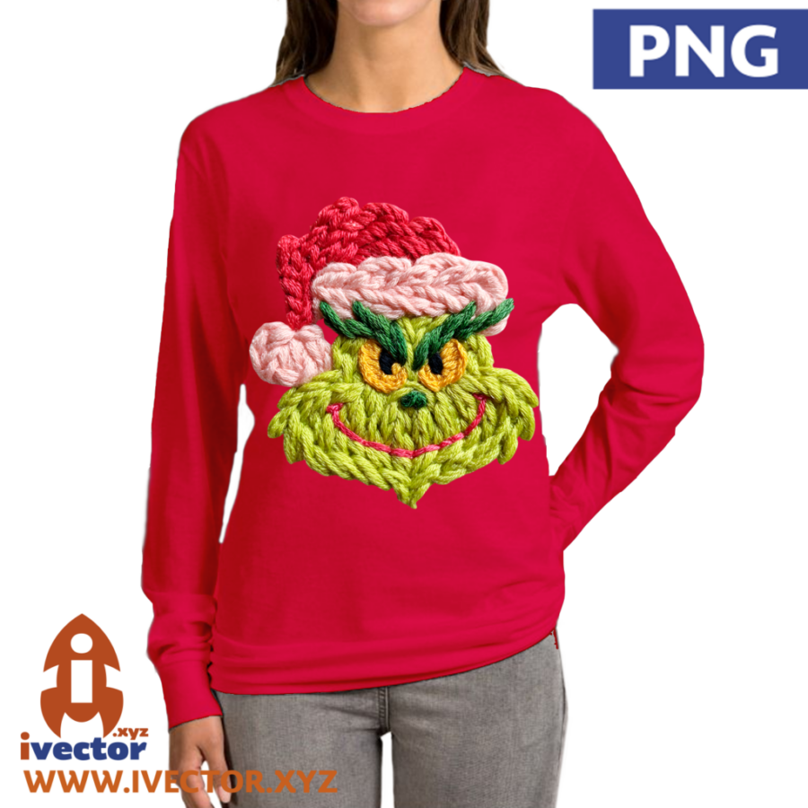 GRINCH-HILO-CROCHET-PNG-ALTA-CALIDAD-P6 GRINCH HILO CROCHET PNG ALTA CALIDAD