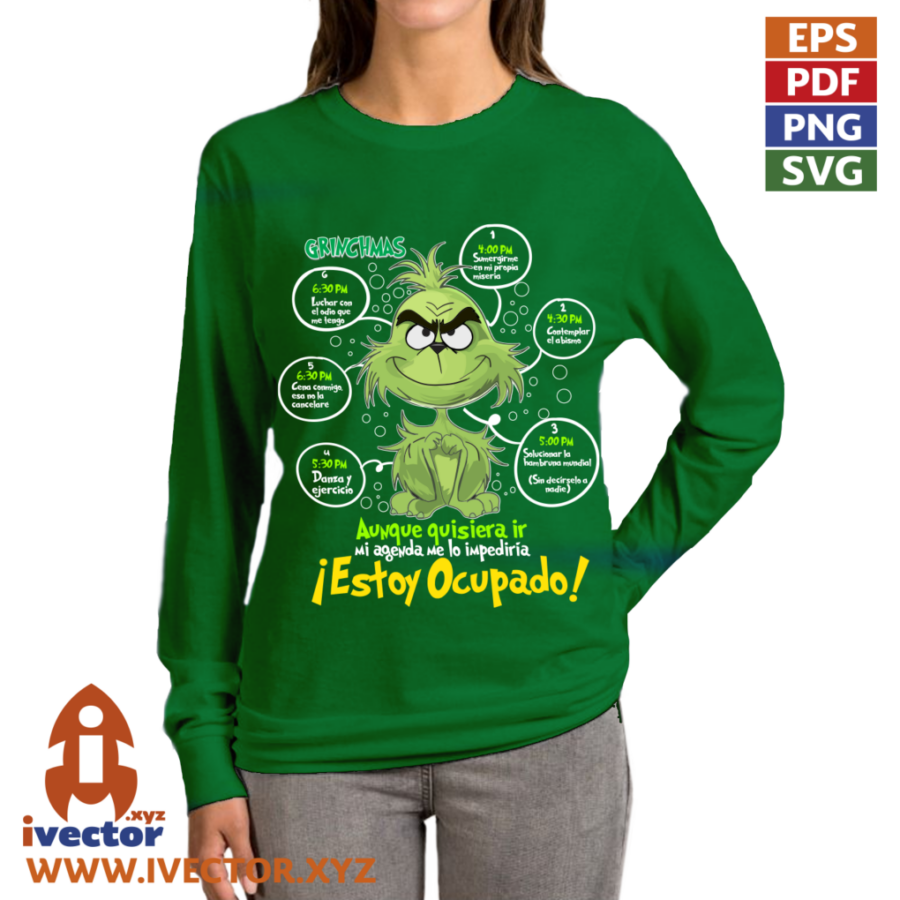 GRINCH-LINDO-AGENDA-VECTOR-EDITABLE-EPS-PDF-A4 GRINCH LINDO AGENDA VECTOR EDITABLE EPS PDF