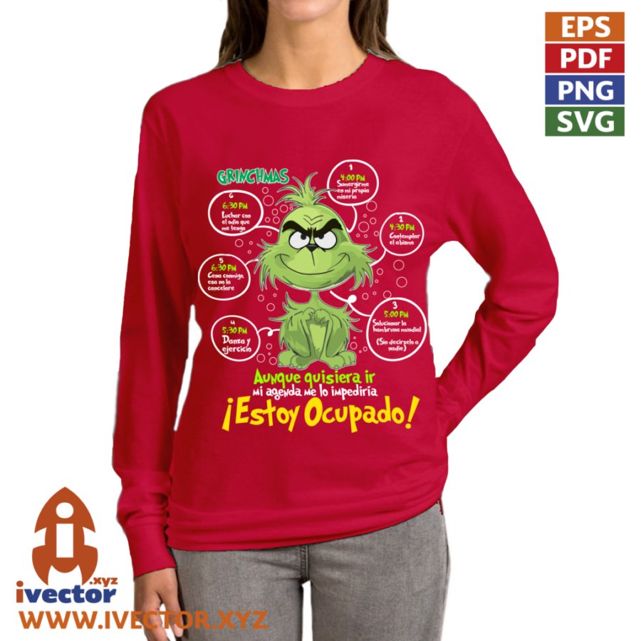 GRINCH-LINDO-AGENDA-VECTOR-EDITABLE-EPS-PDF-A5 GRINCH LINDO AGENDA VECTOR EDITABLE EPS PDF