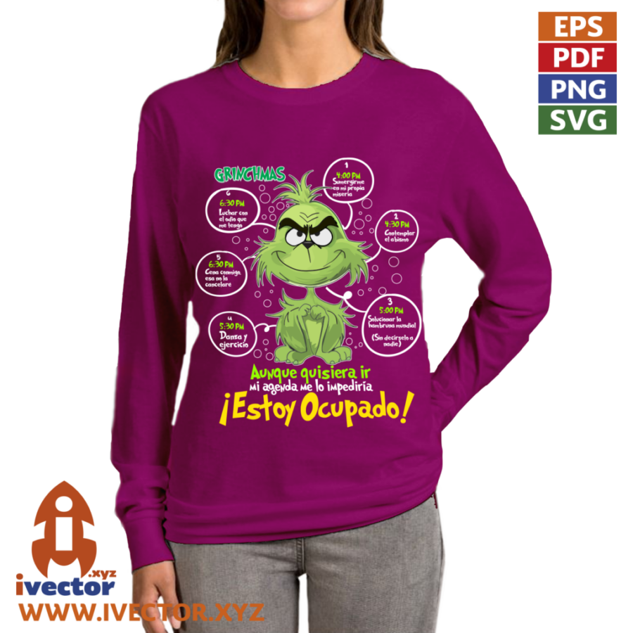 GRINCH-LINDO-AGENDA-VECTOR-EDITABLE-EPS-PDF-A6 GRINCH LINDO AGENDA VECTOR EDITABLE EPS PDF