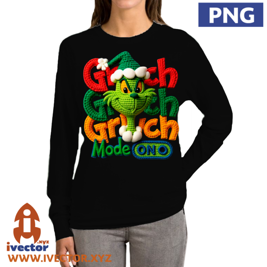 GRINCH-MODE-ON-NAVIDENO-CROCHET-PNG-ALTA-CALIDAD-P2 GRINCH MODE ON NAVIDEÑO CROCHET PNG ALTA CALIDAD P1