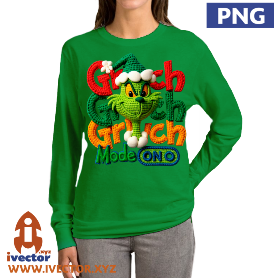 GRINCH-MODE-ON-NAVIDENO-CROCHET-PNG-ALTA-CALIDAD-P4 GRINCH MODE ON NAVIDEÑO CROCHET PNG ALTA CALIDAD P1
