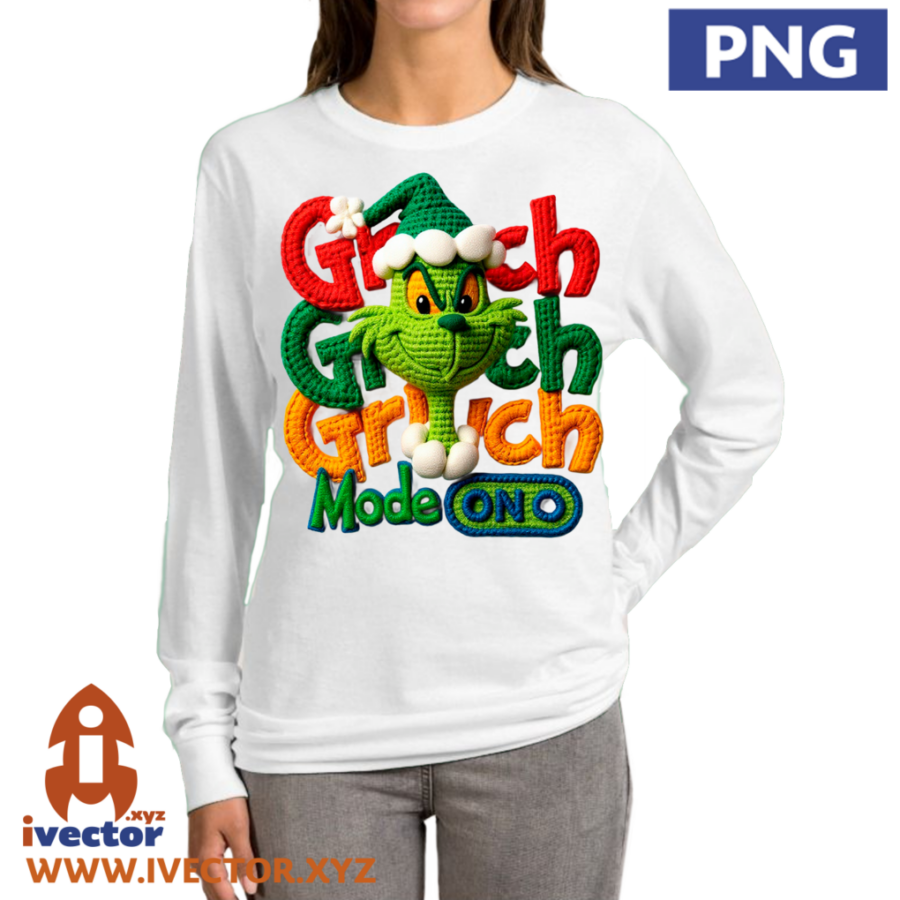 GRINCH-MODE-ON-NAVIDENO-CROCHET-PNG-ALTA-CALIDAD-P5 GRINCH MODE ON NAVIDEÑO CROCHET PNG ALTA CALIDAD P1