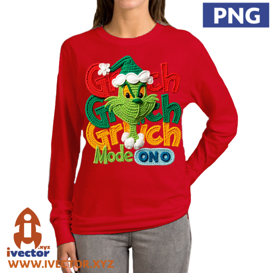 GRINCH-MODE-ON-NAVIDENO-CROCHET-PNG-EDITABLE-P3 GRINCH MODE ON NAVIDEÑO CROCHET PNG