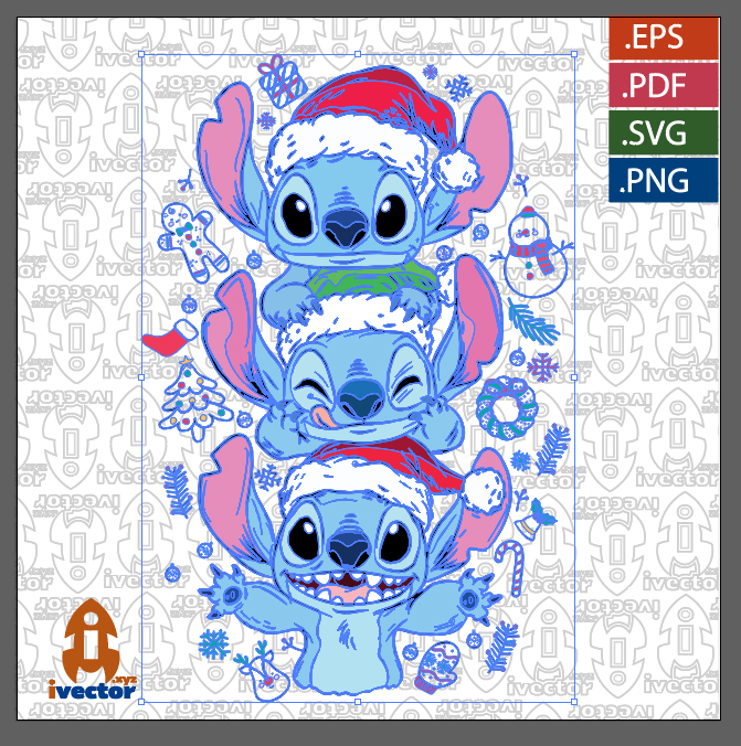 GRINCH-NAVIDAD-DIBUJO-VECTOR-EDITABLE-EPS-PDF_p1 STITCH NAVIDAD DIBUJO VECTOR EDITABLE EPS PDF
