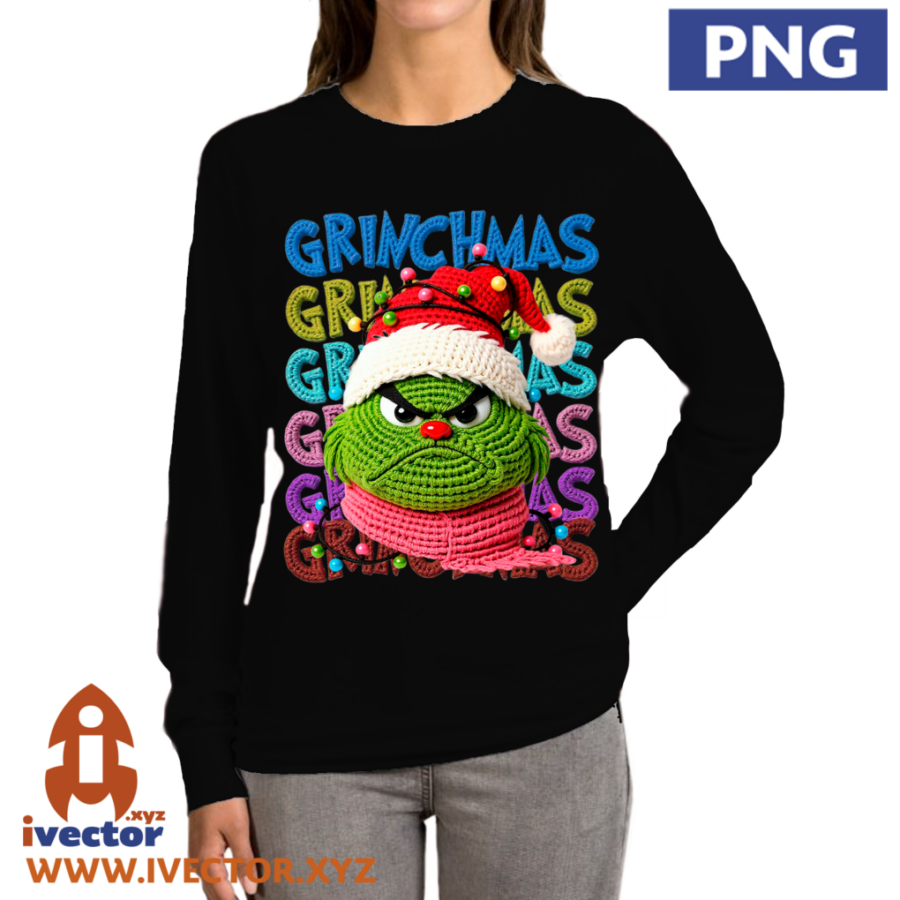 GRINCH-NAVIDENO-CON-GORRO-CROCHET-PNG-ALTA-CALIDAD-P1 GRINCH NAVIDEÑO CON GORRO CROCHET PNG ALTA CALIDAD