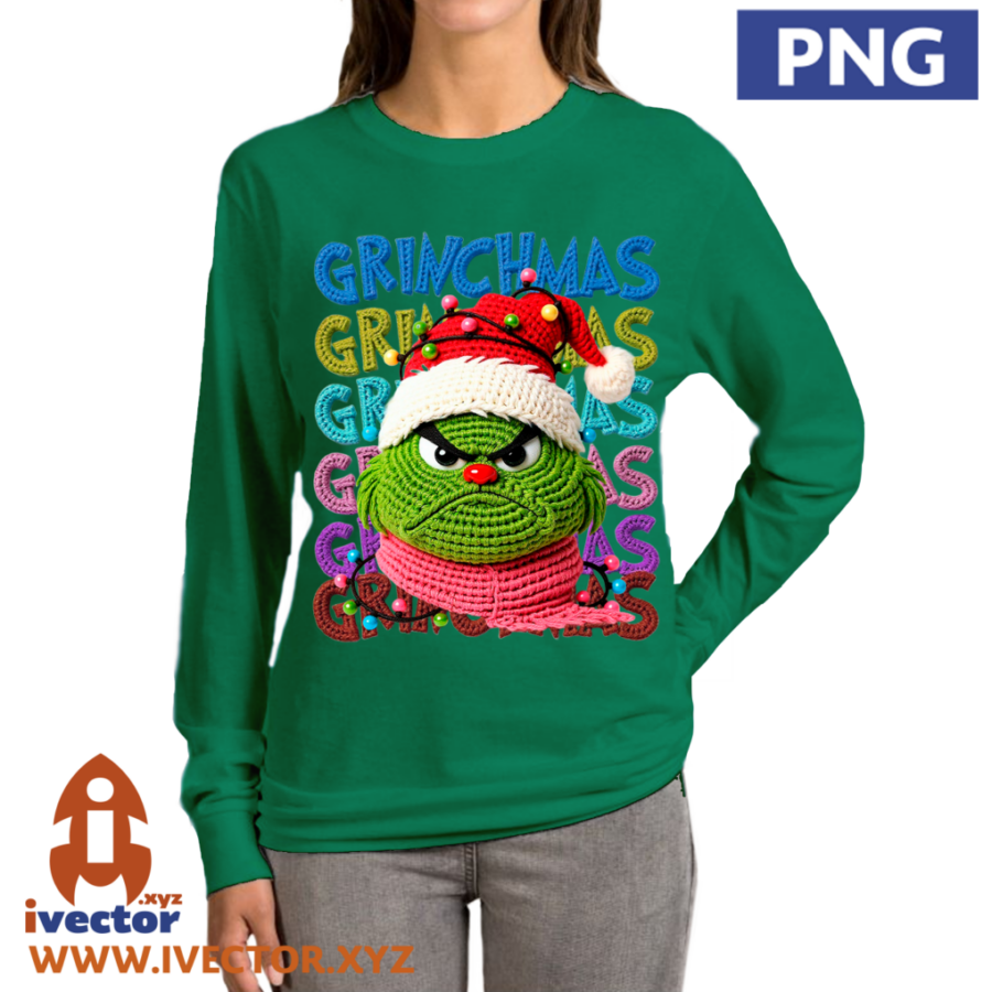 GRINCH-NAVIDENO-CON-GORRO-CROCHET-PNG-ALTA-CALIDAD-P3 GRINCH NAVIDEÑO CON GORRO CROCHET PNG ALTA CALIDAD