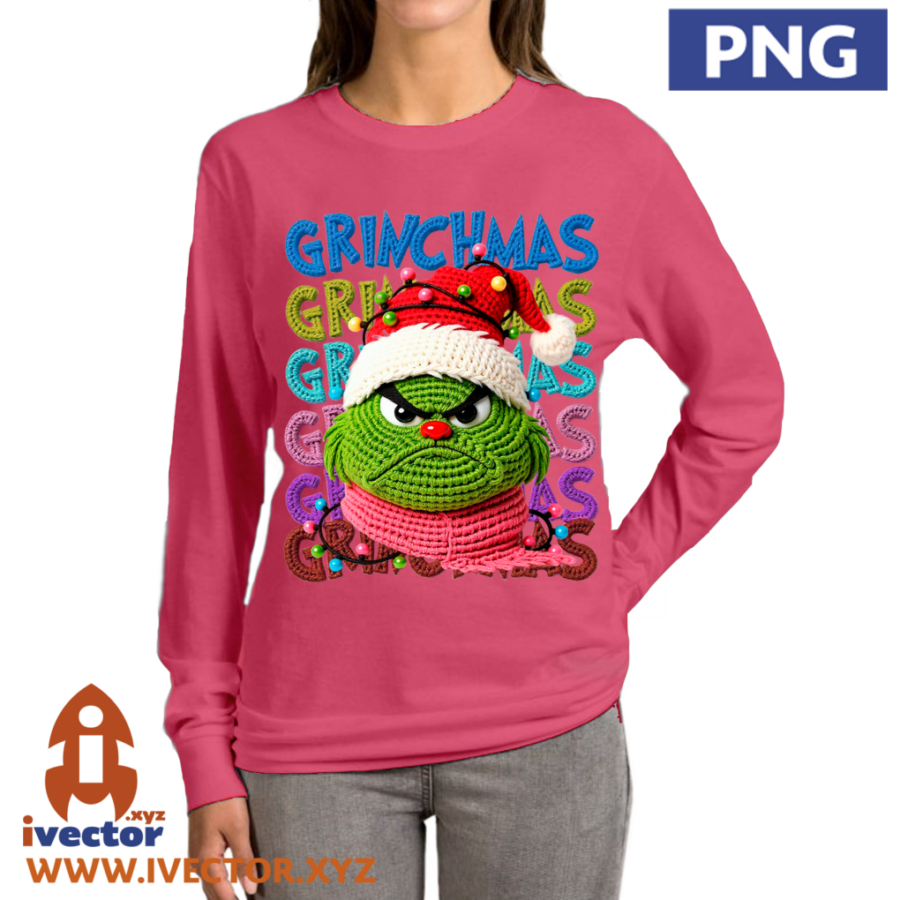 GRINCH-NAVIDENO-CON-GORRO-CROCHET-PNG-ALTA-CALIDAD-P4 GRINCH NAVIDEÑO CON GORRO CROCHET PNG ALTA CALIDAD