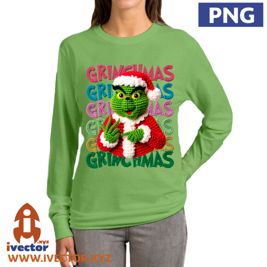 GRINCH-NUMEROS-PNG-NAVIDENO-CROCHET-aP2 GRINCH NUMEROS PNG NAVIDEÑO CROCHET