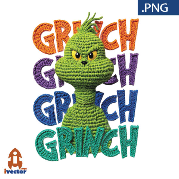 GRINCH-RETRO-NAVIDAD-CROCHET-600x600 Ivector - Recursos Ilimitados DTF