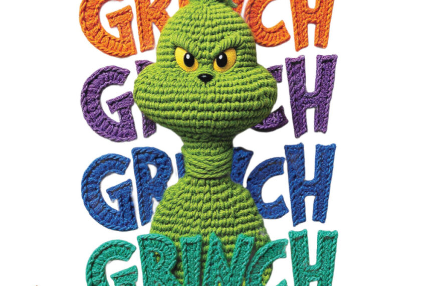 GRINCH RETRO NAVIDAD CROCHET
