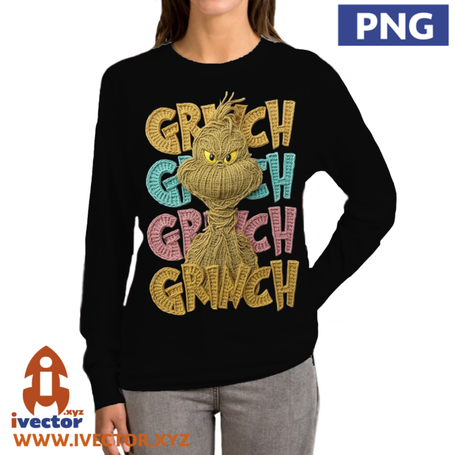 GRINCH-RETRO-NAVIDAD-CROCHET-PNG-P1-1 GRINCH RETRO NAVIDAD CROCHET PNG