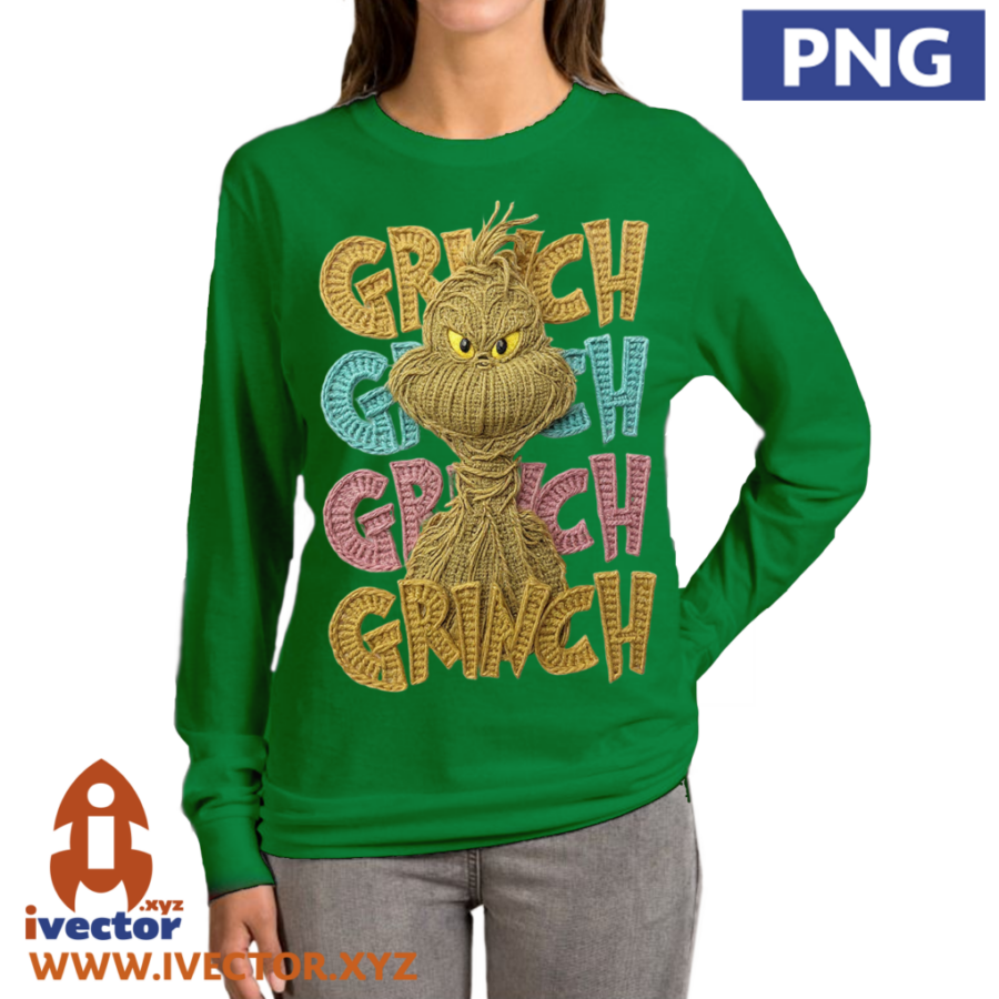 GRINCH-RETRO-NAVIDAD-CROCHET-PNG-P4-1 GRINCH RETRO NAVIDAD CROCHET PNG