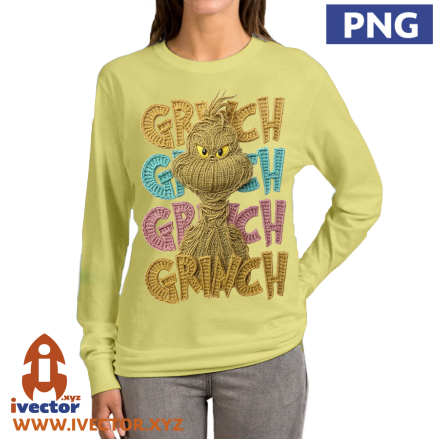GRINCH-RETRO-NAVIDAD-CROCHET-PNG-P5-1 GRINCH RETRO NAVIDAD CROCHET PNG