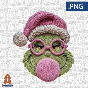GRINCH-ROSA-ESTILO-CROCHE-BORDADO--300x300 VECTORES Y RECURSOS