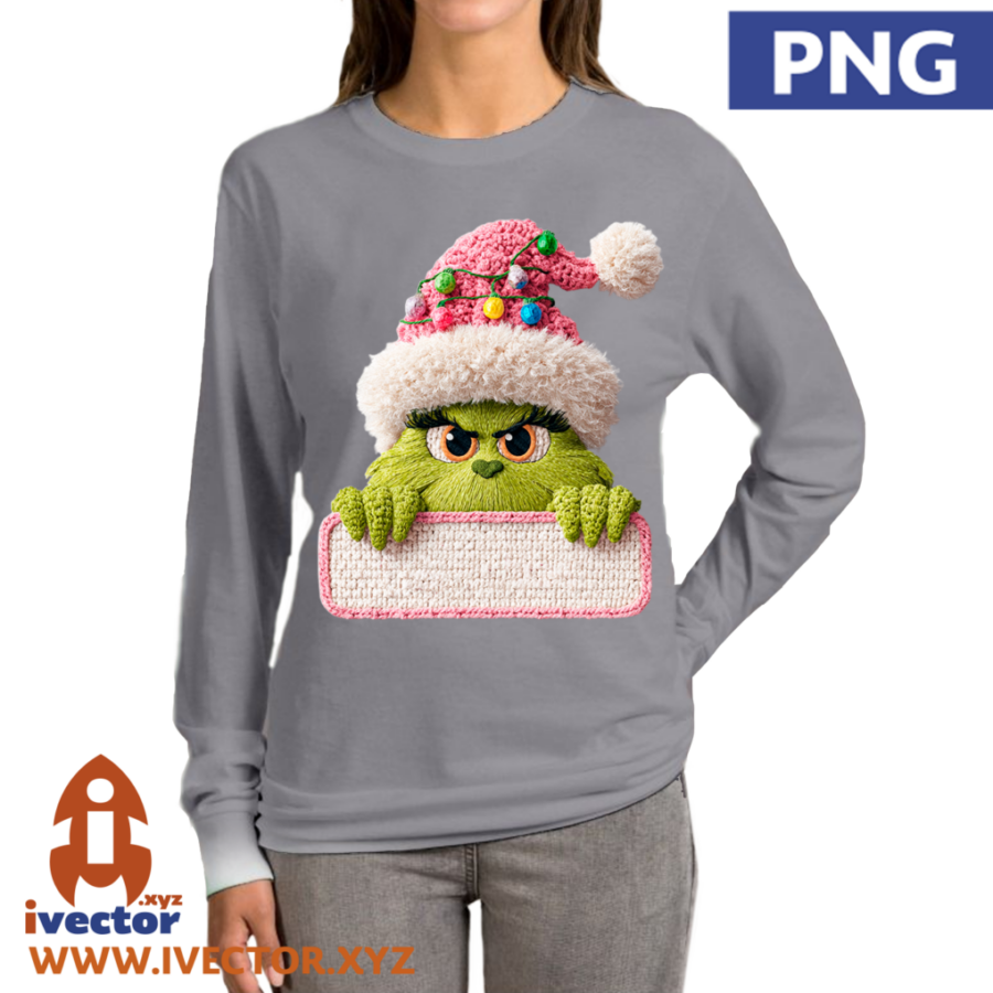 GRINCH-ROSA-ETIQUETACROCHET-PNG-ALTA-CALIDAD-A1-P1 GRINCH ROSA ETIQUETA CROCHET PNG ALTA CALIDAD