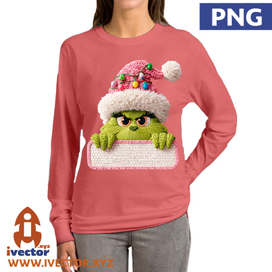 GRINCH-ROSA-ETIQUETACROCHET-PNG-ALTA-CALIDAD-A1-P3 GRINCH ROSA ETIQUETA CROCHET PNG ALTA CALIDAD