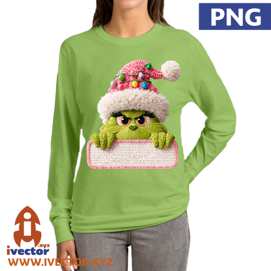 GRINCH-ROSA-ETIQUETACROCHET-PNG-ALTA-CALIDAD-A1-P4 GRINCH ROSA ETIQUETA CROCHET PNG ALTA CALIDAD