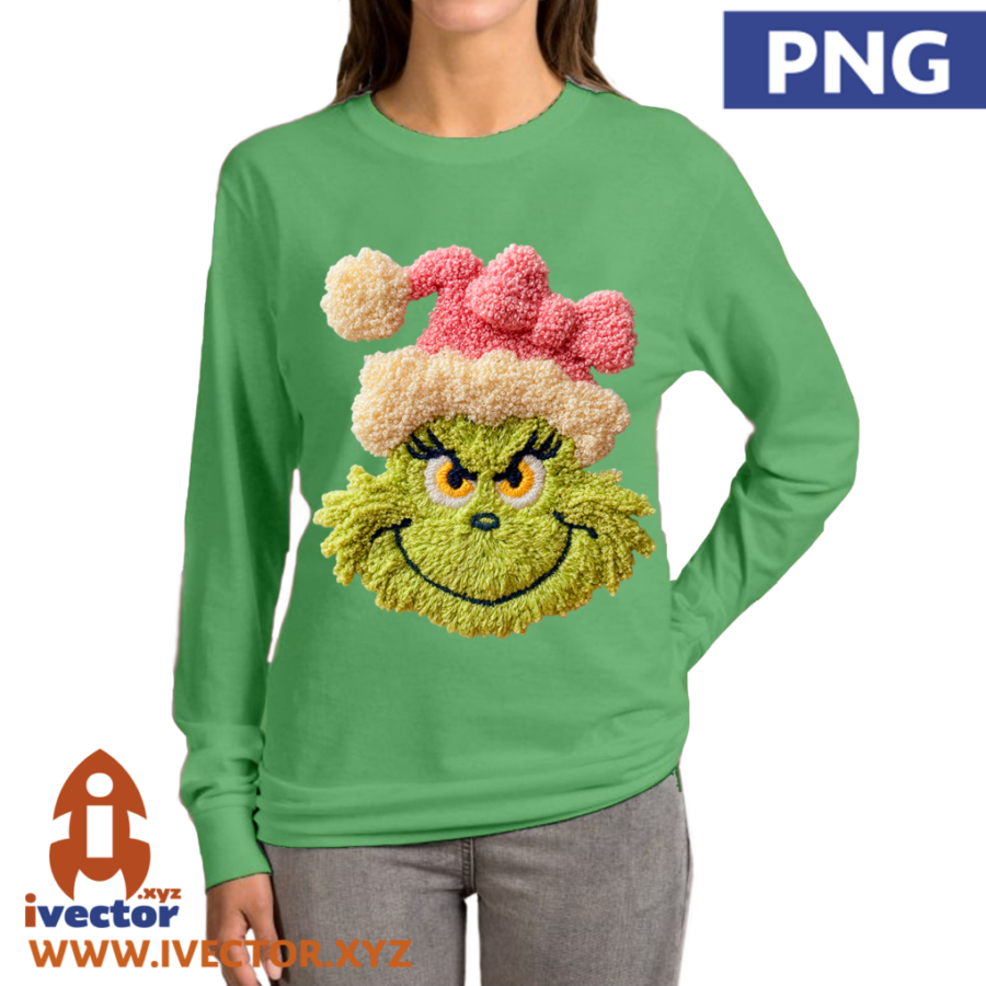 GRINCH-ROSA-MONO-CROCHE-PNG-ALTA-CALIDAD-P2 GRINCH ROSA MOÑO CROCHE PNG ALTA CALIDAD