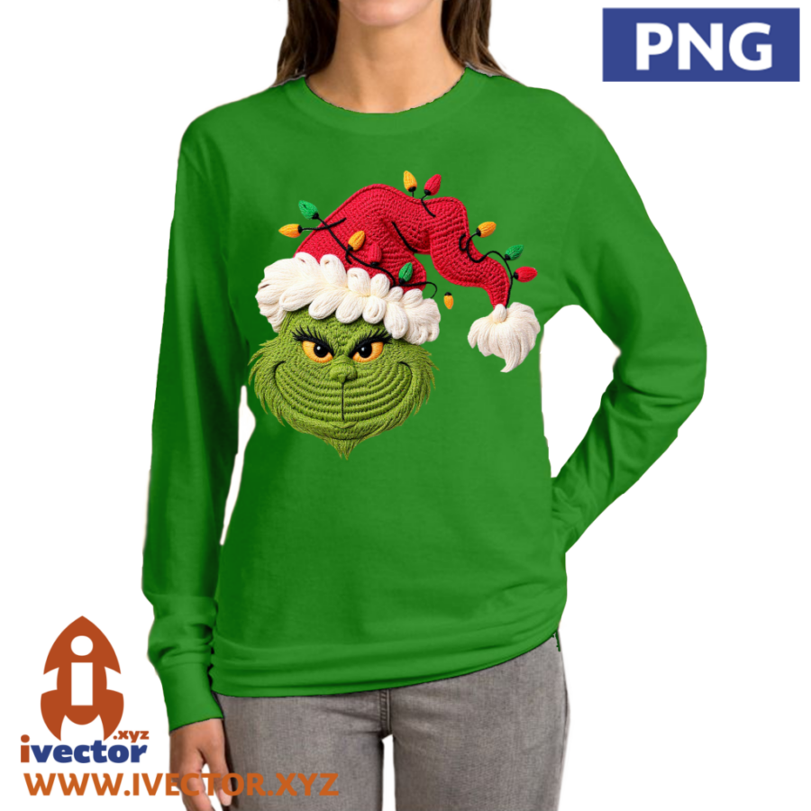 GRINCH-ROSTRO-NAVIDENO-ESTILO-CROCHET-p3 GRINCH ROSTRO NAVIDEÑO ESTILO CROCHET