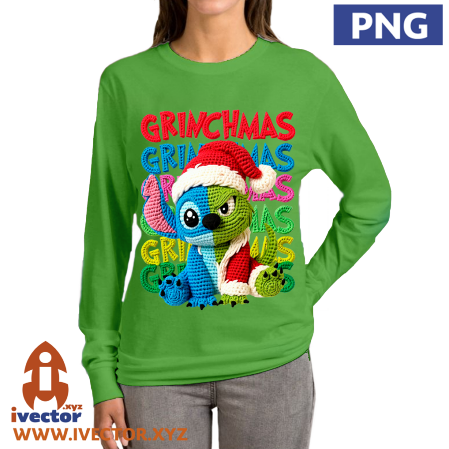 GRINCH-STITCH-ADORABLE-LETRAS-CROCHET-PNG-ALTA-CALIDAD-P4 GRINCH STITCH ADORABLE LETRAS CROCHET PNG ALTA CALIDAD