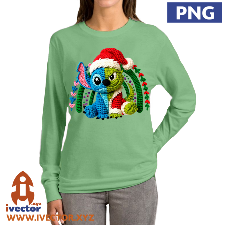 GRINCH-STITCH-ARCO-NAVIDENO-PNG-ALTA-CALIDAD-ap1 GRINCH STITCH ARCO NAVIDEÑO PNG ALTA CALIDAD