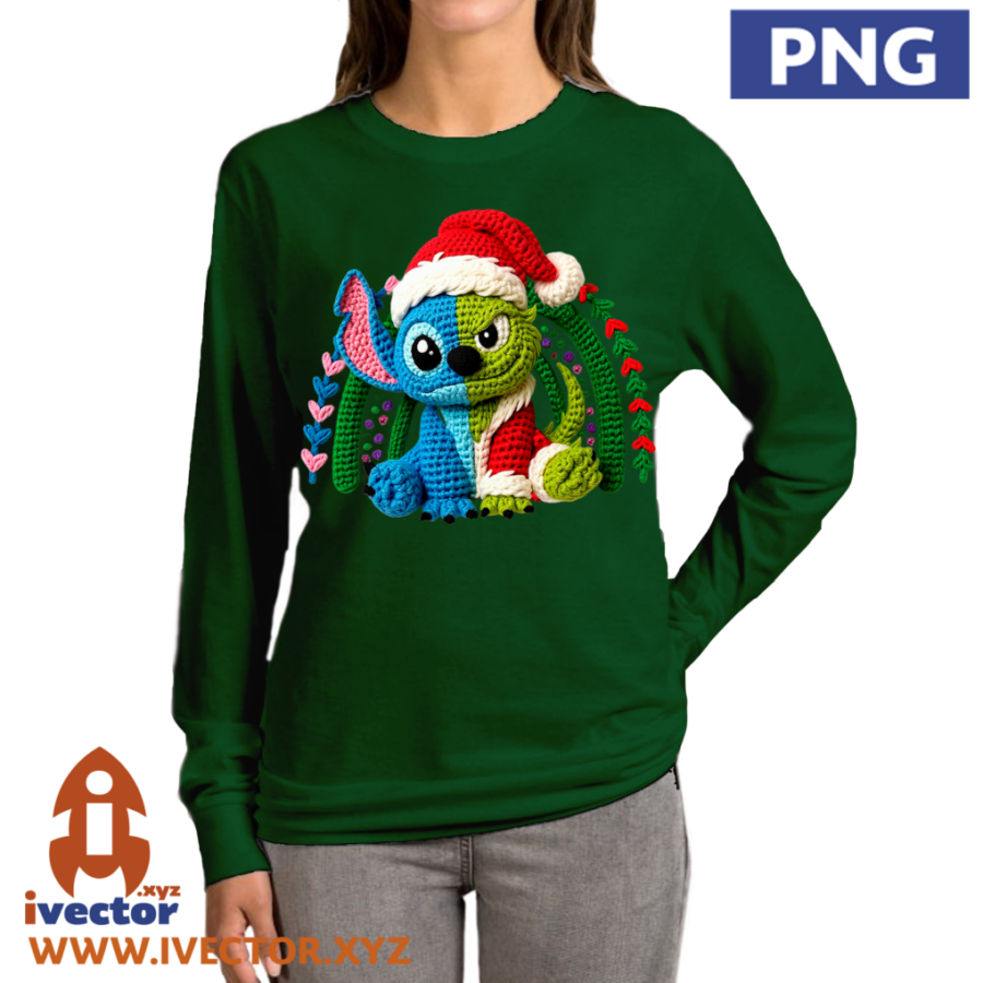 GRINCH-STITCH-ARCO-NAVIDENO-PNG-ALTA-CALIDAD-ap4 GRINCH STITCH ARCO NAVIDEÑO PNG ALTA CALIDAD