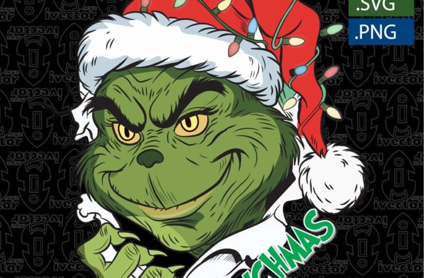 GRINCHMAS GRINCH GRIETA VECTOR EDITABLE