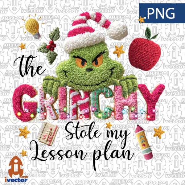 GRINCHY-STOLE-LESSON-PLAN-CROCHET-PNG-ALTA-CALIDAD-600x600 Ivector - Recursos Ilimitados DTF