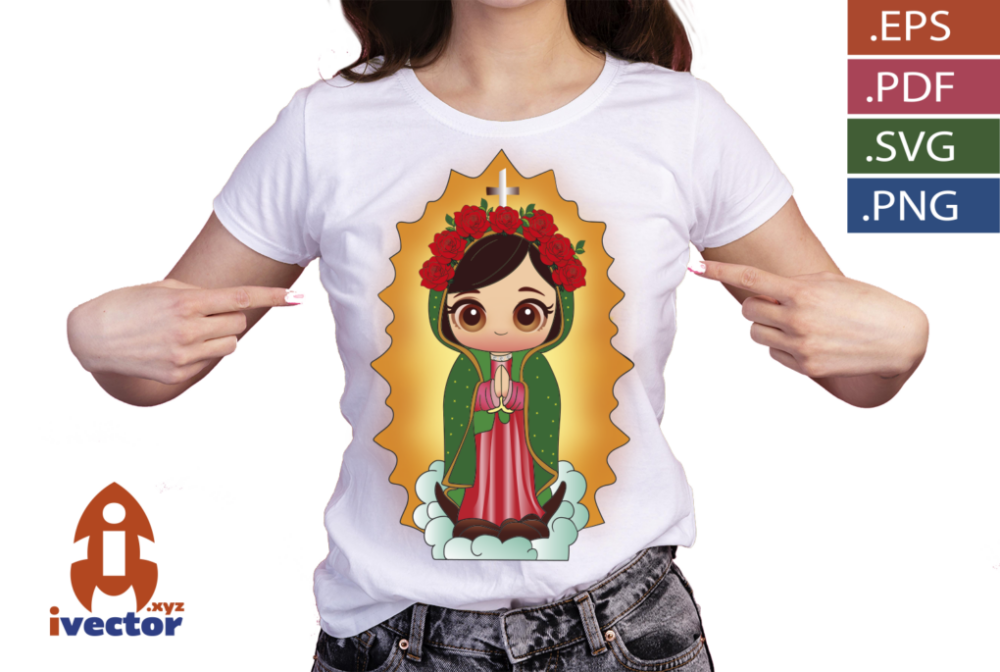 GUADALUPANA-MEXICANA-VECTOR-EDITABLE_O6 GUADALUPANA MEXICANA VECTOR EDITABLE