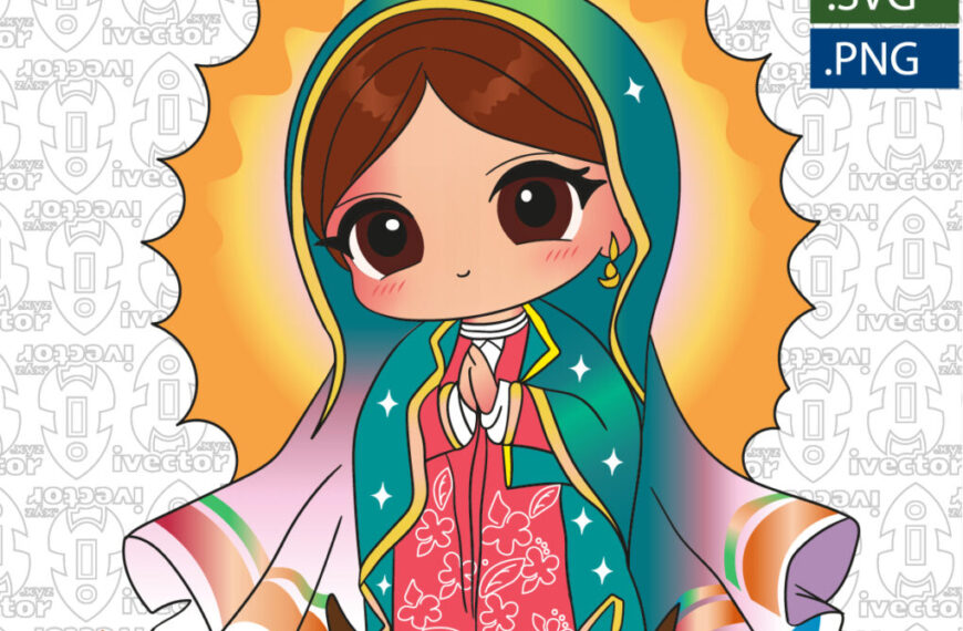 GUADALUPANA VECTOR EDITABLE EPS PDF