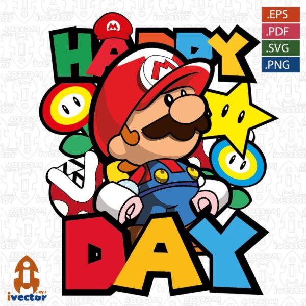 HAPPY-DAY-SUPER-MARIO-LEGO-DIA-DEL-NINO-VECTOR_Mesa-de-trabajo-1-600x600 Papá es tan valiente ... vector Mario Bros Eps PDF