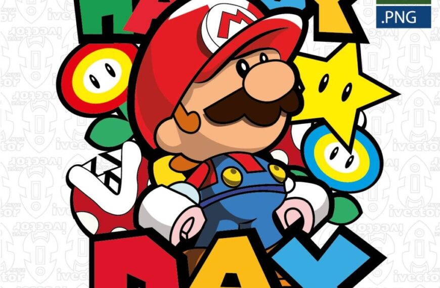 HAPPY DAY SUPER MARIO LEGO DIA DEL NIÑO VECTOR