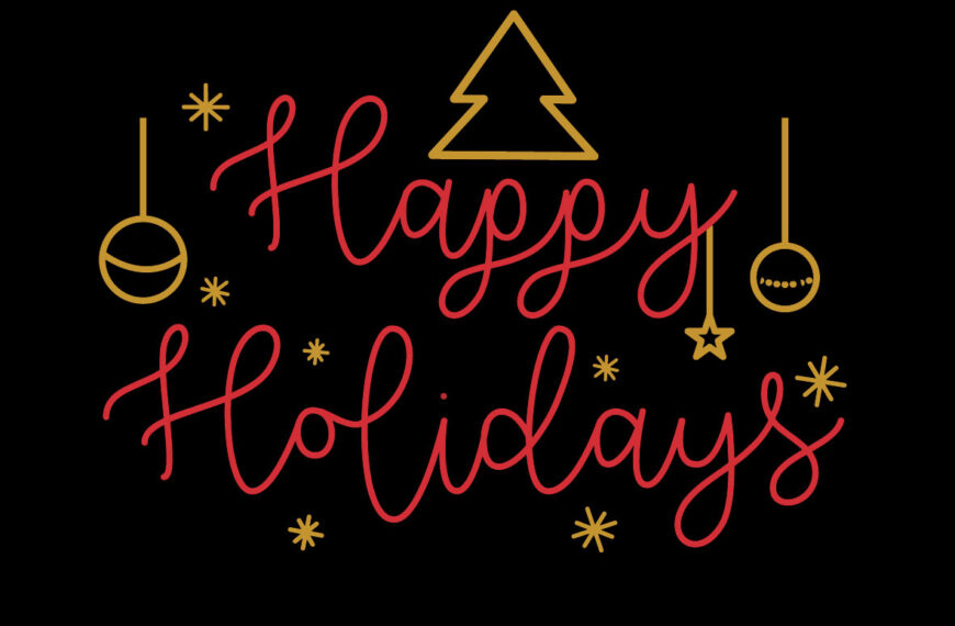 HAPPY HOLLIDAY VECTOR EDITABLE EPS PDF