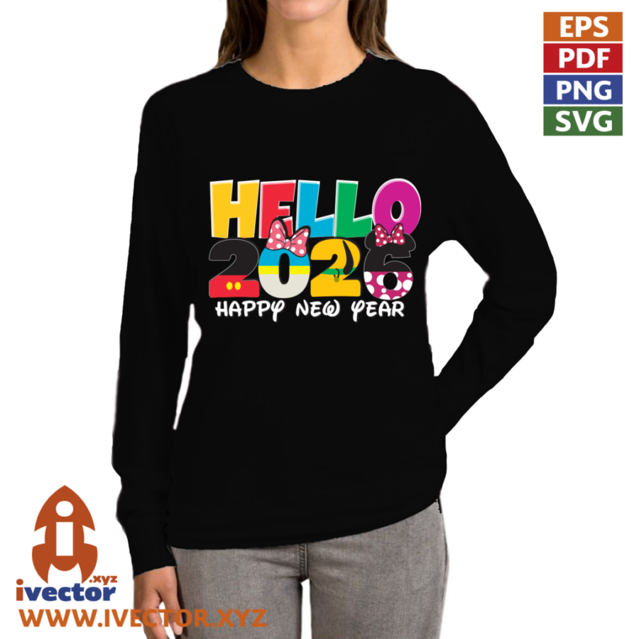 HAPPY-NEW-YEAR-2026-DISNEY-MICKEY-MOUSE-P3 HELLO 2026 HAPPY NEW YEAR MICKEY MOUSE DISNEY