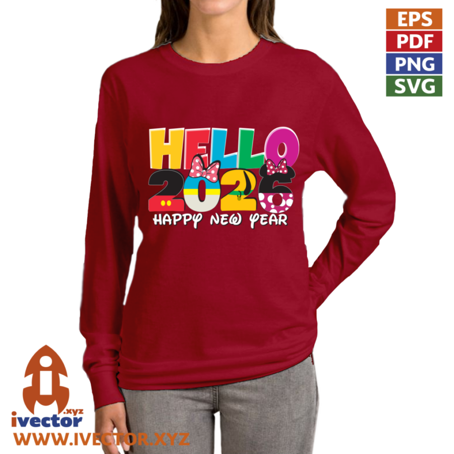 HAPPY-NEW-YEAR-2026-DISNEY-MICKEY-MOUSE-P4 HELLO 2026 HAPPY NEW YEAR MICKEY MOUSE DISNEY