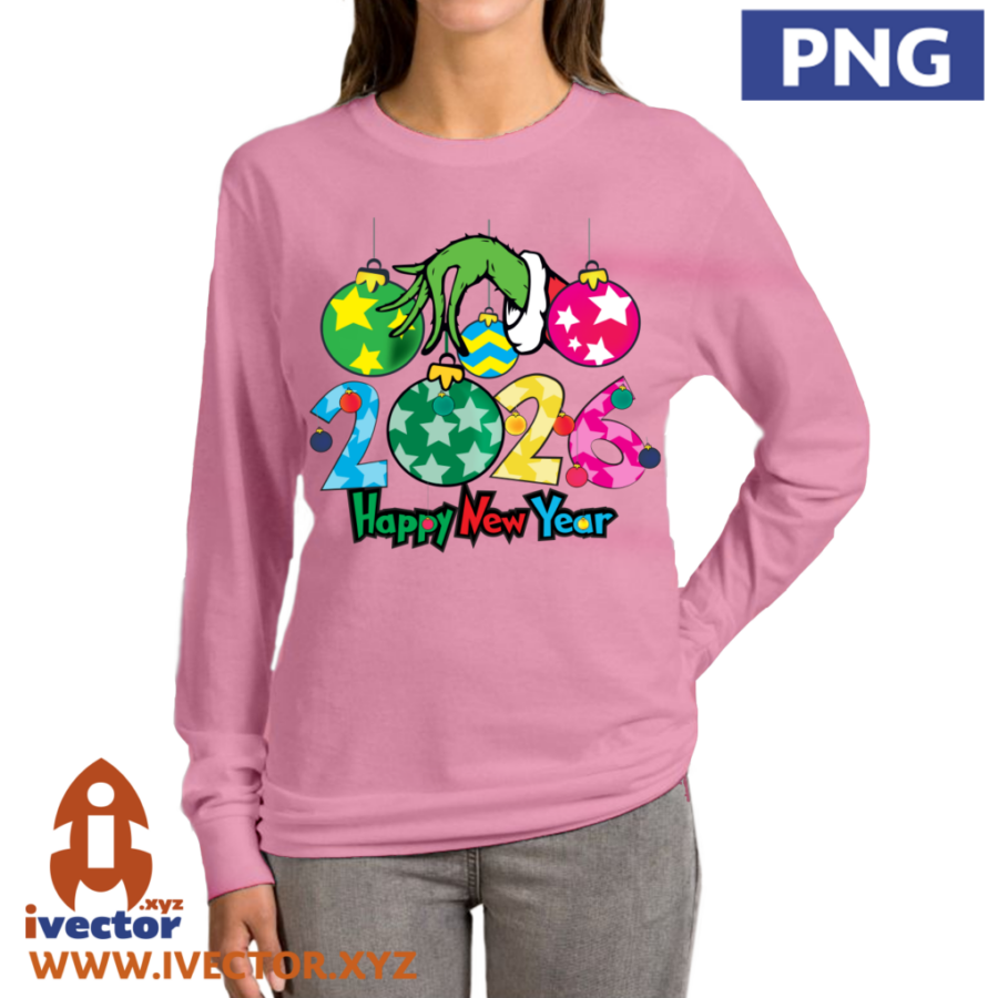 HAPPY-NEW-YEAR-2026-PNG-ALTA-CALIDAD-01-P1 HAPPY NEW YEAR 2026 GRINCH VECTOR EDITABLE