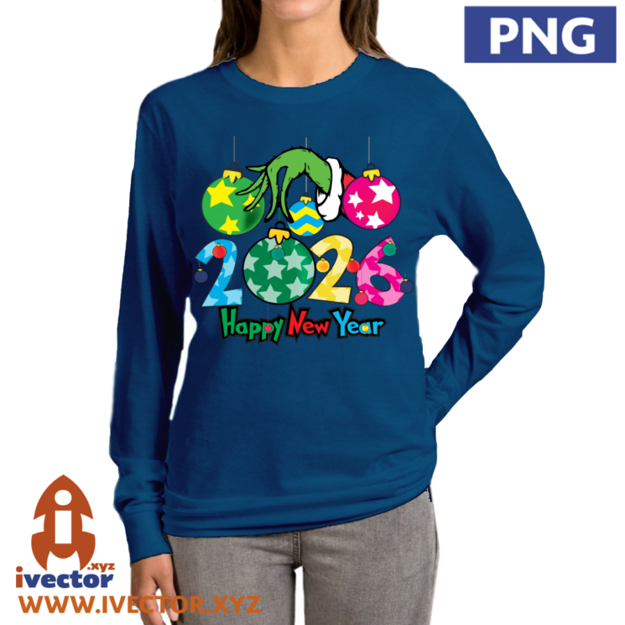 HAPPY-NEW-YEAR-2026-PNG-ALTA-CALIDAD-01-P3 HAPPY NEW YEAR 2026 GRINCH VECTOR EDITABLE