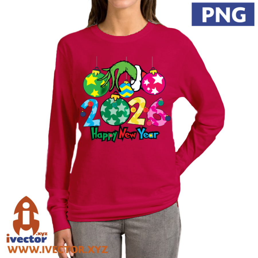 HAPPY-NEW-YEAR-2026-PNG-ALTA-CALIDAD-01-P5 HAPPY NEW YEAR 2026 GRINCH VECTOR EDITABLE
