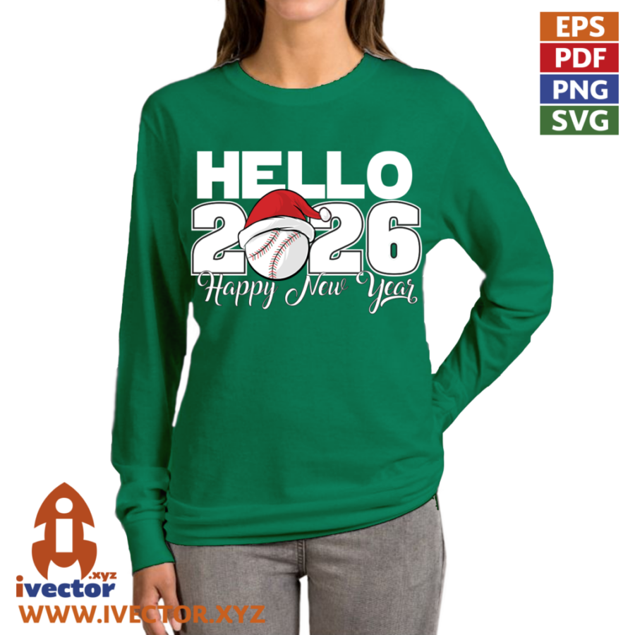 HAPPY-NEW-YEAR-BASEBALL-VECTOR-EDITABLE-P2 HAPPY NEW YEAR BASEBALL VECTOR EDITABLE