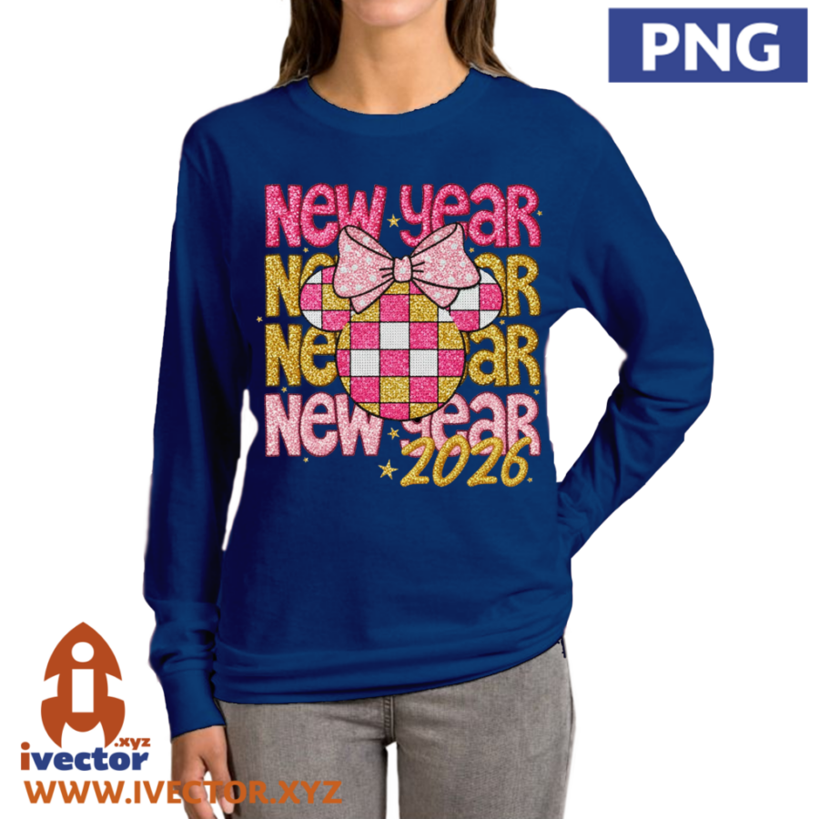 HAPPY-NEW-YEAR-MINNIE-ROSA-Y-DORADO-2026-P1 HAPPY NEW YEAR MINNIE ROSA Y DORADO 2026