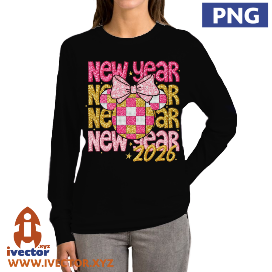HAPPY-NEW-YEAR-MINNIE-ROSA-Y-DORADO-2026-P2 HAPPY NEW YEAR MINNIE ROSA Y DORADO 2026